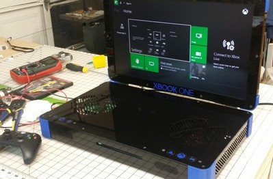 Độc đáo Xbox One độ theo phong cách laptop