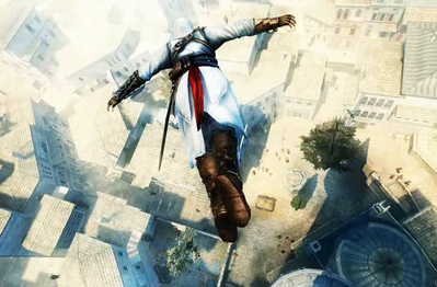 Game thủ bá đạo "bắt chước" cú nhảy Assassin's Creed