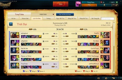 Hướng dẫn game thủ đổi sang giao diện Lịch Sử Đấu mới của Liên Minh Huyền Thoại