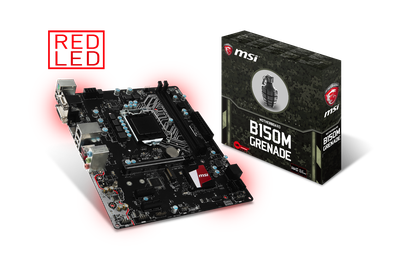 MSI giới thiệu bo mạch chủ B150M và H110M Grenade với đèn LED cực ngầu cho game thủ