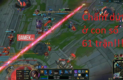 Kỷ lục bất bại xếp hạng khủng nhất Liên Minh Huyền Thoại đã "SHUTDOWN" ở con số 61