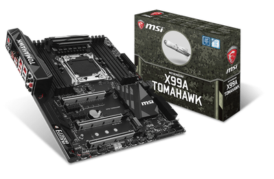 MSI X99A Tomahawk - Bo mạch chủ mới toanh dành cho chip Broadwell-E đắt tiền