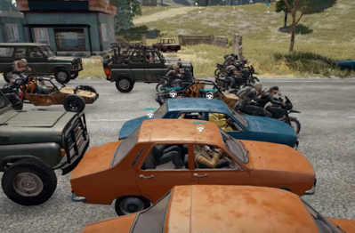 Chán bắn nhau, game thủ PUBG hò nhau kiếm xe để... lập giải đua xe bắn súng y chang Death Race