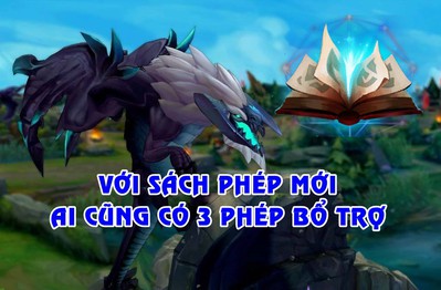 LMHT: Dùng 3 Phép Bổ Trợ mà không cần về nhà để đổi, ngọc Sách Phép mới hiện đang rất "lỗi"