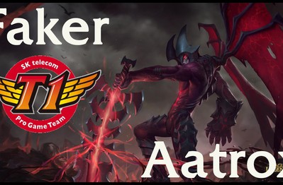 LMHT: Quỷ Vương Faker cầm Aatrox đi mid bán hành cho team CuVee