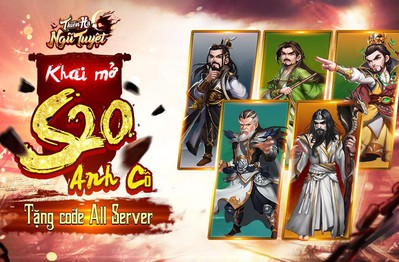 Thiên Hạ Ngũ Tuyệt H5 ra mắt, NPH YGame tặng anh em 999 Vipcode chứa nhiều vật phẩm giá trị