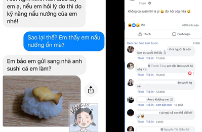 Làm sushi kiểu "cà khịa" người yêu, cô gái ngỡ ngàng nhận lại lời chia tay