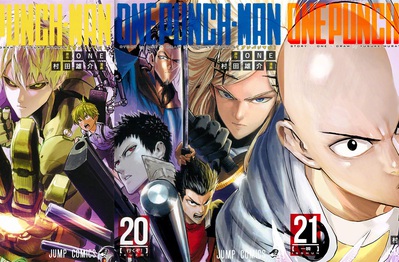 Chất như One Punch Man:  Bìa truyện thôi cũng tạo thành bức tranh kiệt tác