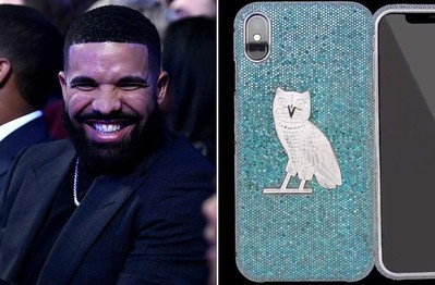 Rapper Drake chi 10 tỷ làm ốp lưng kim cương "full option" cho iPhone