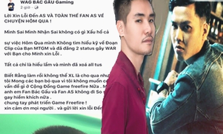 Hít hà drama giữa hai idol của cộng đồng Free Fire: Game thủ tố cáo Wag Bác Gấu cố tình tạo phốt “bú fame” As Mobile