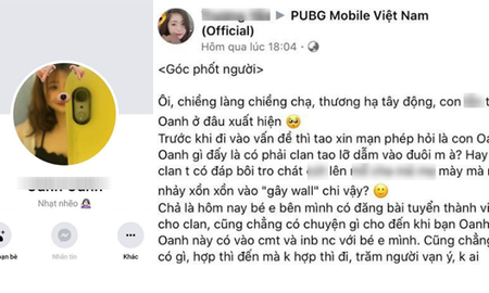Xin vào clan không được, nữ game thủ PUBG Mobile quay ra chửi luôn chủ clan bằng 'teencode cực mạnh'
