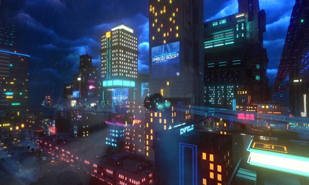 Xuất hiện tựa game giống Cyberpunk 2077, cho phép người chơi lái xe bay quanh thành phố tương lai