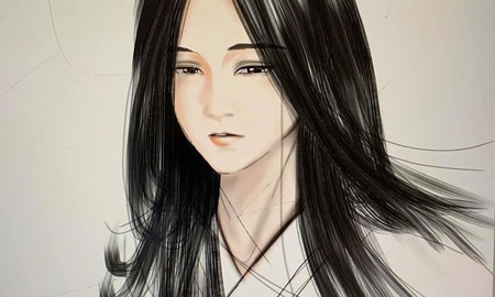 Trầm trồ thần thái Nga My Thuật Sĩ qua nét vẽ "sương sương" của nữ game thủ