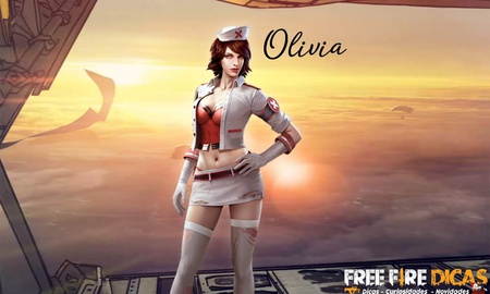 Hình ảnh Olivia trong thực tế và câu chuyện về nữ y tá gợi cảm trong Free Fire