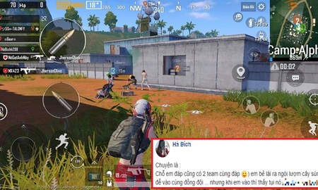 Nhảy dù thấy 2 team cùng đáp, nữ game thủ còn phải chứng kiến cảnh tượng 18+ vô cùng đáng khinh