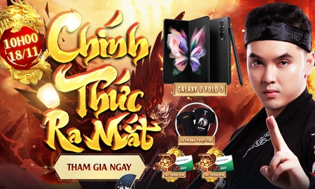 Tân Vương Kiếm Hiệp 2021 - Tuyệt Thế Vô Song chính thức ra mắt, đua TOP nhận siêu phẩm Galaxy Z Fold 3, tặng 1000 Giftcode