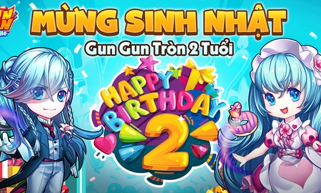 Gun Gun Mobile mừng sinh nhật 2 tuổi, tặng ngay loạt Giftcode VIP cho anh em game thủ chung vui!