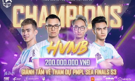 Tổng kết giải đấu PMPL VN S3 - Cú sốc lớn mang tên “ngựa  ô” HVNB