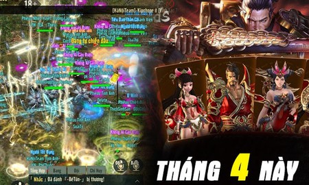 Cùng "dội bom" làng game Việt trong tháng 4, Tứ Hoàng Mobile và VLTK 1 Mobile sẽ tạo nên cuộc chiến "1 sống 1 còn"?