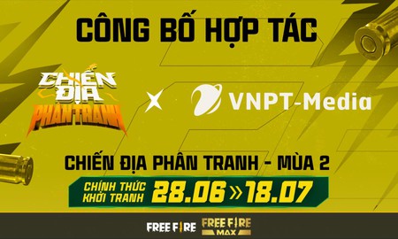 Free Fire: VNPT-Media chính thức là nhà tài trợ độc quyền cho Chiến địa phân tranh mùa 2