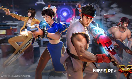 Người chơi Free Fire sẵn sàng tung chưởng trong màn hợp tác toàn cầu với Street Fighter V từ ngày hôm nay!