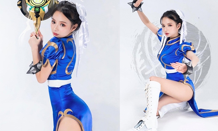 Cosplay nhân vật Street Fighter trong Free Fire, các hot girl Việt nóng bỏng và sexy với vòng 3 "hút mắt"