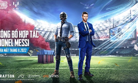 PUBG MOBILE công bố hợp tác với Lionel Messi