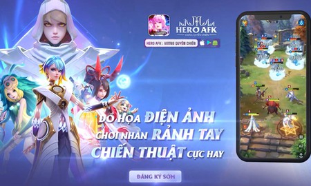 Hero AFK: Vương Quyền Chiến - Tựa game "đặc biệt" đầu tiên của VNG tặng Giftcode cực giá trị