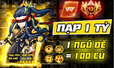 Loạt đại gia VIP 13 "nạp tiền tỉ" chơi Kiếm Hiệp Auto Chess: Cuộc đua nghẹt thở trên bàn cờ chiến thuật