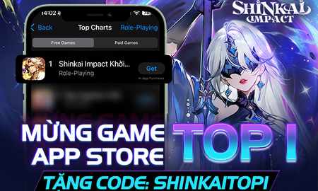 Shinkai Impact: Khởi Nguyên – Top 1 Game Chiến Thuật App Store Ngay Khi Ra Mắt