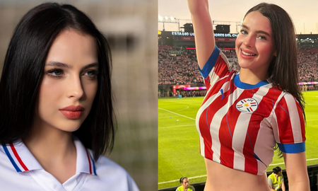 Danh tính cô gái đi xem World Cup 2026 đẹp siêu thực, phải quay clip chứng minh mình là người thật