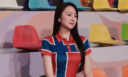 Cổ vũ Na Uy thắng lớn, nàng Á Khôi không chỉ vô cùng xinh đẹp mà còn quá... "mát tay"