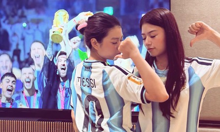 Argentina chiến thắng mãn nhãn, fan girl Hà Linh tung ảnh ăn mừng khiến anh em thích thú