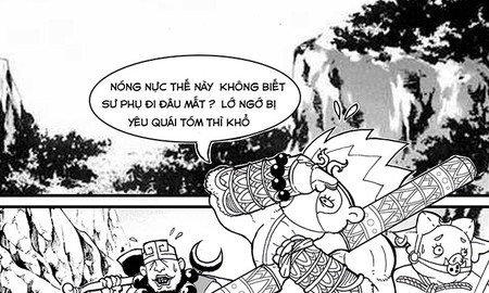 Lạ mắt với bộ truyện tranh Tây Du Ký hài của họa sĩ Việt Nam