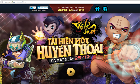 Game thuần Việt Võ Lâm Bá Đồ ấn định ra mắt ngày 25/12
