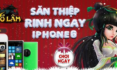 Mộng Võ Lâm đón mùa Noel đầu tiên bằng quà khủng iPhone 6