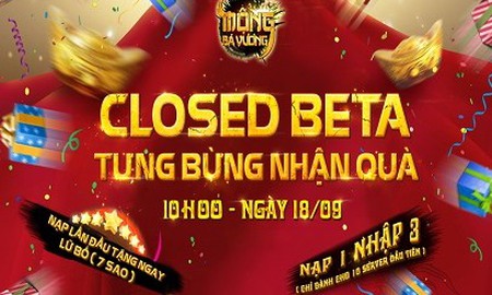 Mộng Bá Vương chính thức Closed Beta