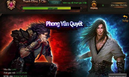 Đấu trường liên server dậy sóng Phong Vân