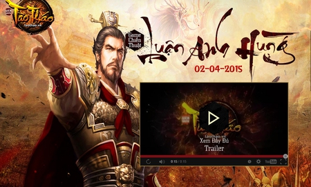 Game chiến thuật Tào Tháo mở cửa tại Việt Nam ngày 2/4