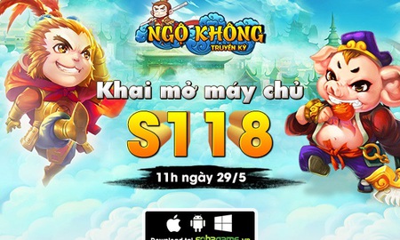 Khai mở máy chủ mới, Ngộ Không Truyền Kỳ phát tặng Giftcode