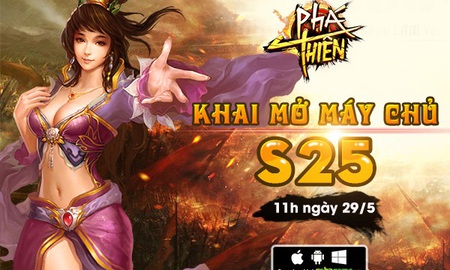 Phá Thiên ra mắt máy chủ mới, phát tặng Giftcode