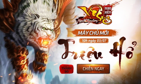 Tặng 300 Gift Code Ngạo Kiếm Vô Song mừng server mới Triệu Hổ