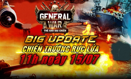 Tặng 300 Gift Code General War nhân dịp Big Update