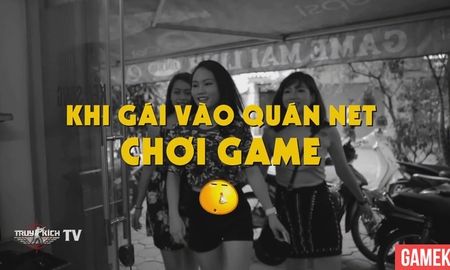 Hài hước với clip "Khi Con Gái Chơi Game" trong Truy Kích