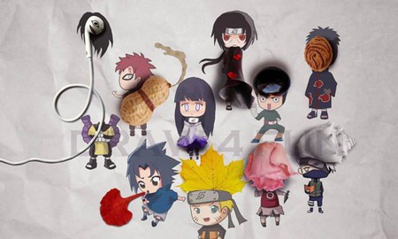 Lạ mắt với hình vẽ nhân vật Naruto bằng rau củ quả