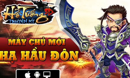 Hổ Tướng Truyền Kỳ khai mở máy chủ Hạ Hầu Đôn, phát tặng Vipcode