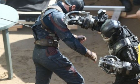 Hé lộ hình ảnh hậu trường của phim bom tấn Captain America: Civil War