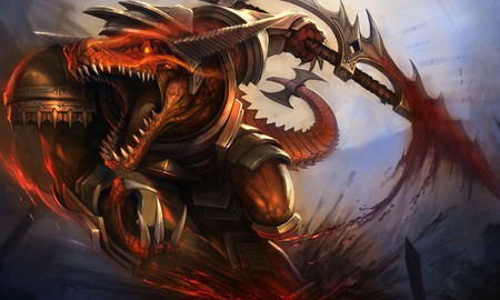 Liên Minh Huyền Thoại: Thần Cá Sấu Renekton 1 cân 3 ngoạn mục