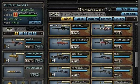 Phát hiện tài khoản Đột Kích có nhiều báu vật nhất