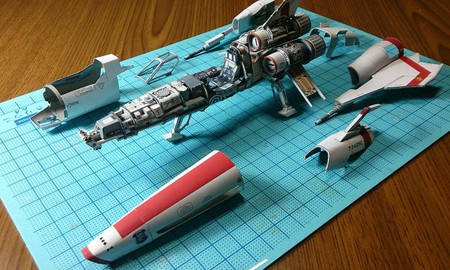 Độc đáo với mô hình phi thuyền Star Wars bằng giấy